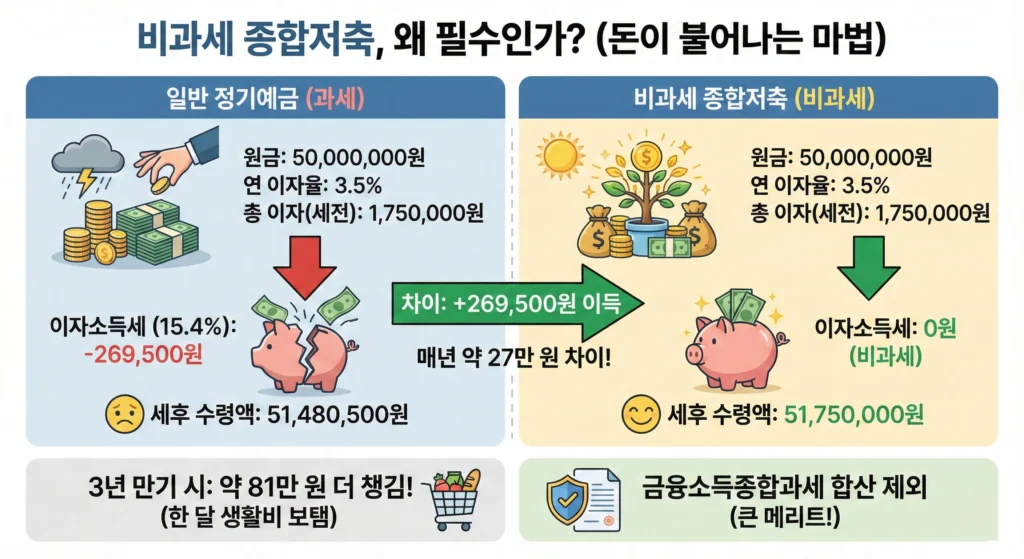 비과세 종합저축 왜 필수 일까
