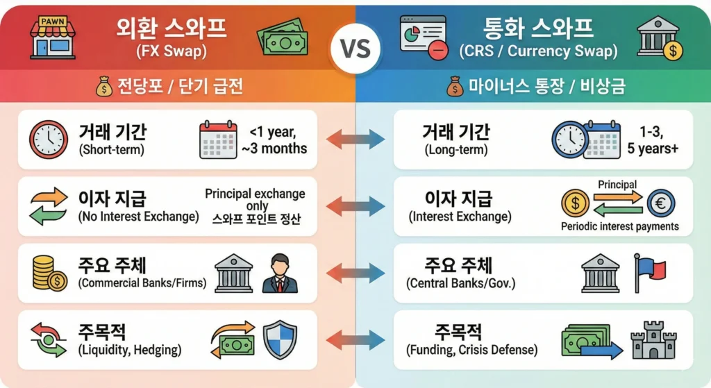 외환 스와프, 통화 스와프