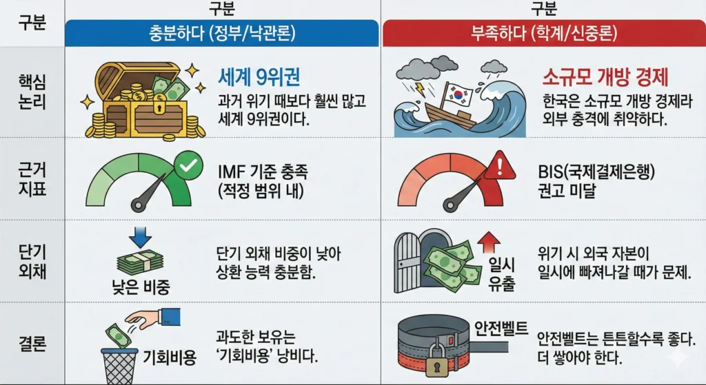 외환보유고 충분할까